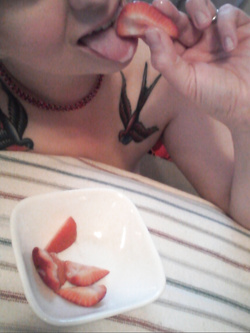 Foto ricetta fragole alla sborra