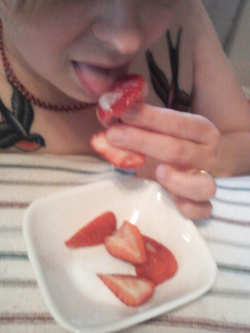 Foto ricetta fragole alla sborra