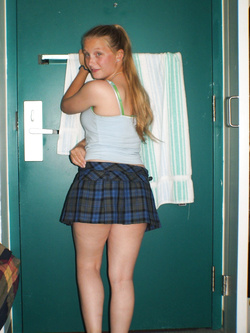 Troietta norvegese esibizionista