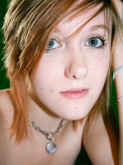 Foto di una teen esibizionista