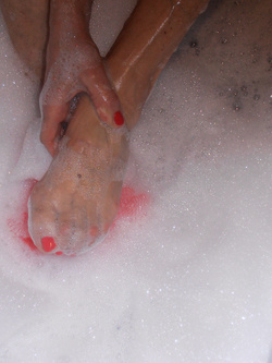 Anna al bagno