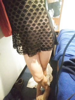 Eccitato di indossare intimo