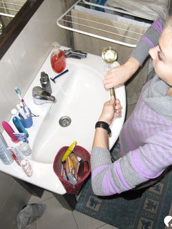 Sexy posing before I go to work