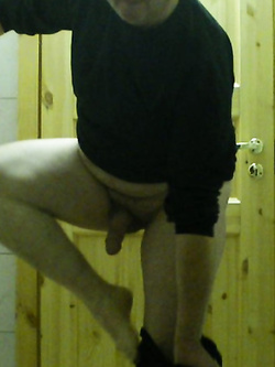 Giocando nel bagno