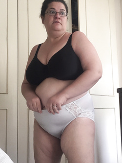 BBW Wife Sal Takes Her Panties Off For You