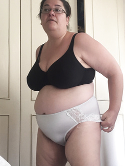BBW Wife Sal Takes Her Panties Off For You