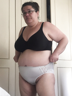 BBW Wife Sal Takes Her Panties Off For You