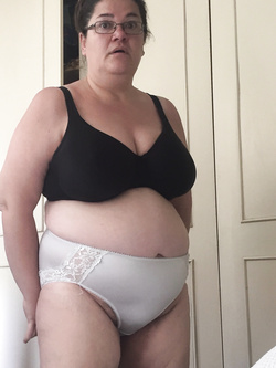 BBW Wife Sal Takes Her Panties Off For You