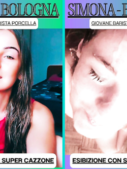 simona - porcellina esibizionista da bo