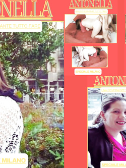 antonella - esibizionista da milano