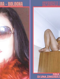 gina - zingara porca e esibizionista da bo