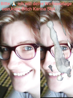 German Bitch Karina Slut , make me famous , upload me Parte 2