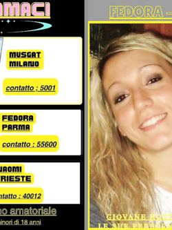 fedora - hostess esibizionista parma
