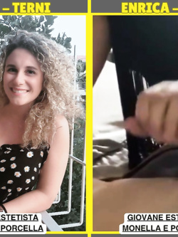 enrica - monella terni esibizionista senza freni