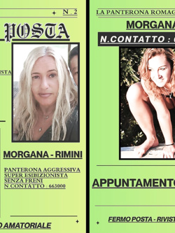morgana - la panterona di rimini esibizionista