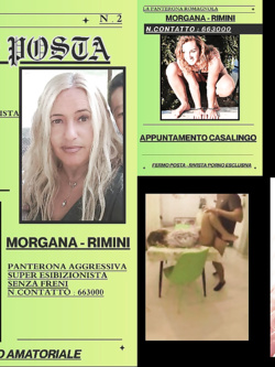morgana - la panterona di rimini esibizionista