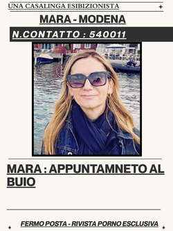 mara - casalinga esibizionista di modena