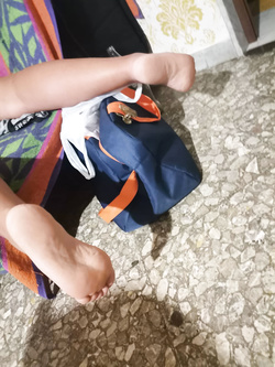 I piedi maturi della nostra Tonia