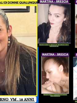 martina - super manza esibizionista di brescia