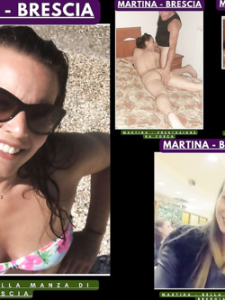 martina - super manza esibizionista di brescia