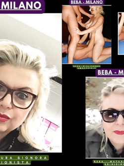 beba - matura esibizionista senza freni di milano
