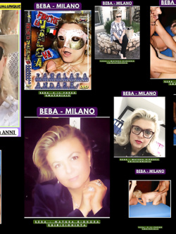 beba - matura esibizionista senza freni di milano
