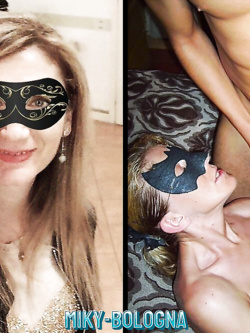 donne in maschera e non - situazioni reali -scambismo
