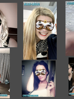 donne in maschera e non - situazioni reali -scambismo