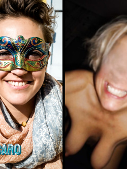 donne in maschera e non - situazioni reali -scambismo