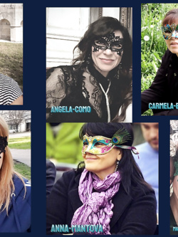 donne in maschera e non - situazioni reali -scambismo
