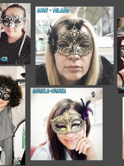 donne in maschera e non - situazioni reali -scambismo