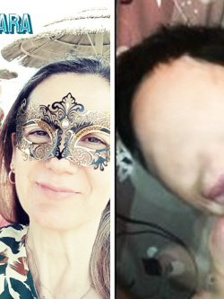 donne in maschera e non - situazioni reali -scambismo