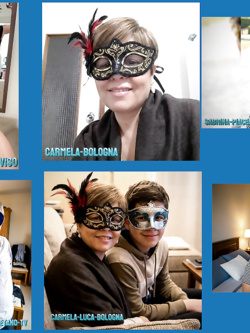 donne in maschera e non - situazioni reali -scambismo