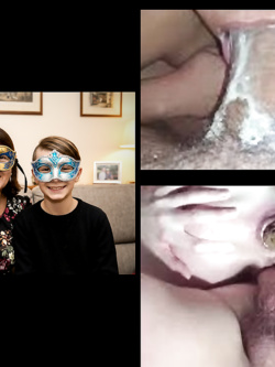donne in maschera e non - situazioni reali -scambismo