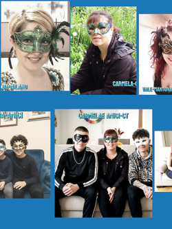donne in maschera e non - situazioni reali -scambismo