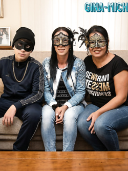 donne in maschera e non - situazioni reali -scambismo