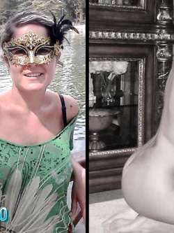 donne in maschera e non - situazioni reali -scambismo