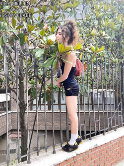 Hairy Filmmaker Julia Mellen aka 'Noshavebabe' exposed 2