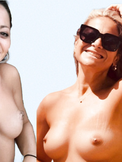 NAOMI bionda  curvy in topless