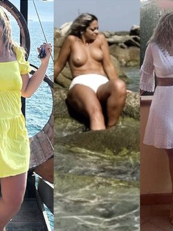 NAOMI bionda  curvy in topless