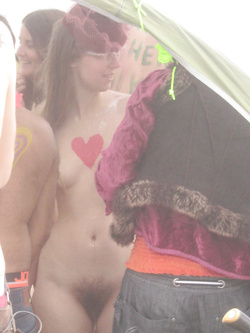 Hairy slut Sophie Collins from 'veganonboard' nude at wnbr 4