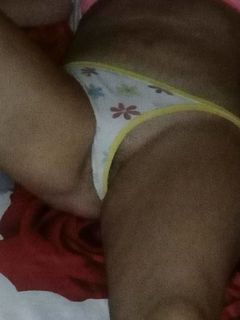 Eccola, appena rasata.